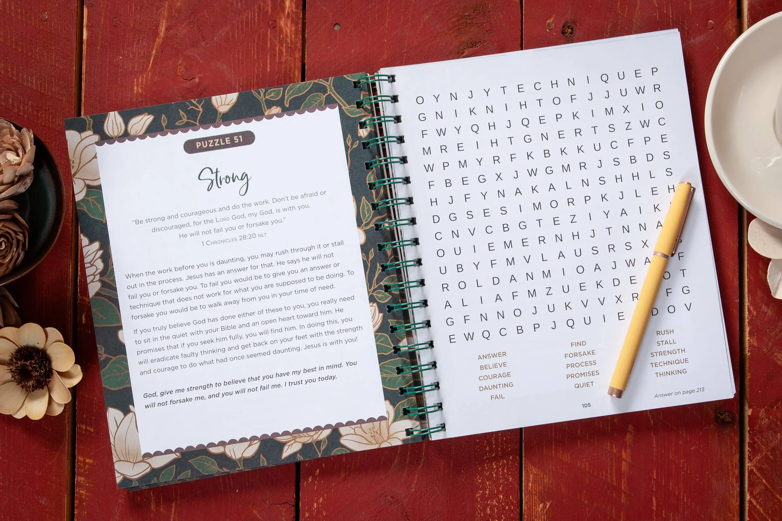 100 Days of Strength for Women (Word Search Devotional)