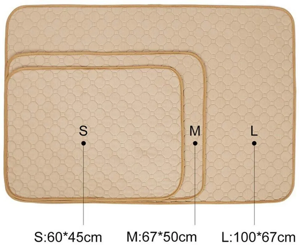 2 Pack Pee Pads for Mat,Bed/Dog Car Mat 4 Layers Design