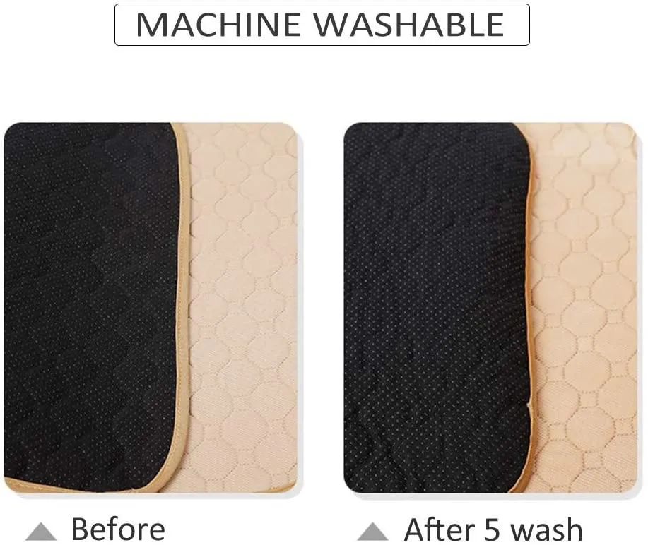 2 Pack Pee Pads for Mat,Bed/Dog Car Mat 4 Layers Design