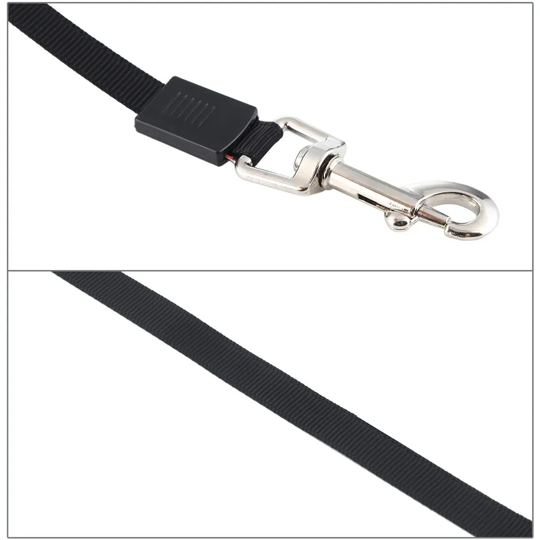 5M Grid Pattern Retractable Dog Leash Black / White