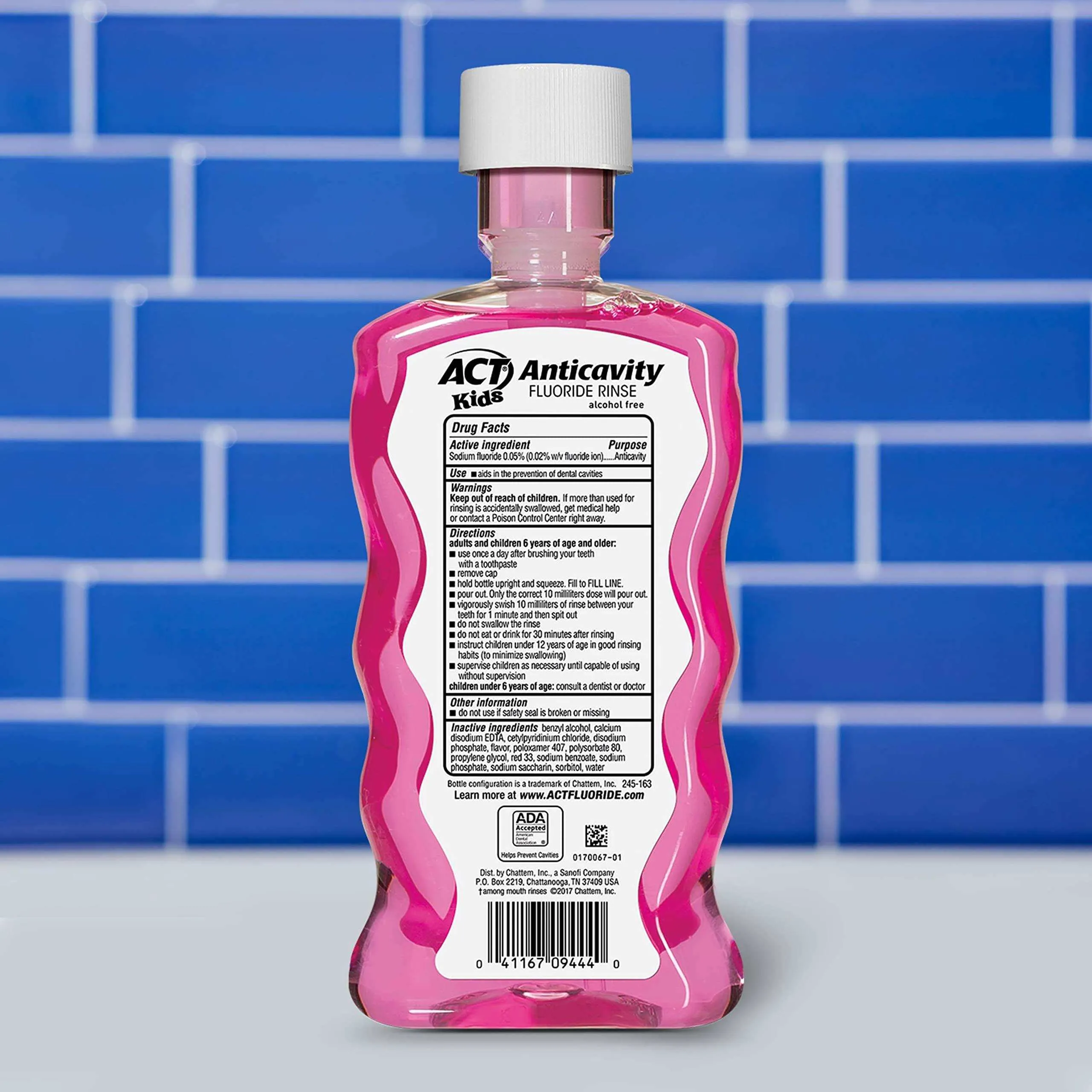 ACT Kids Anticavity Fluoride Mouth Rinse