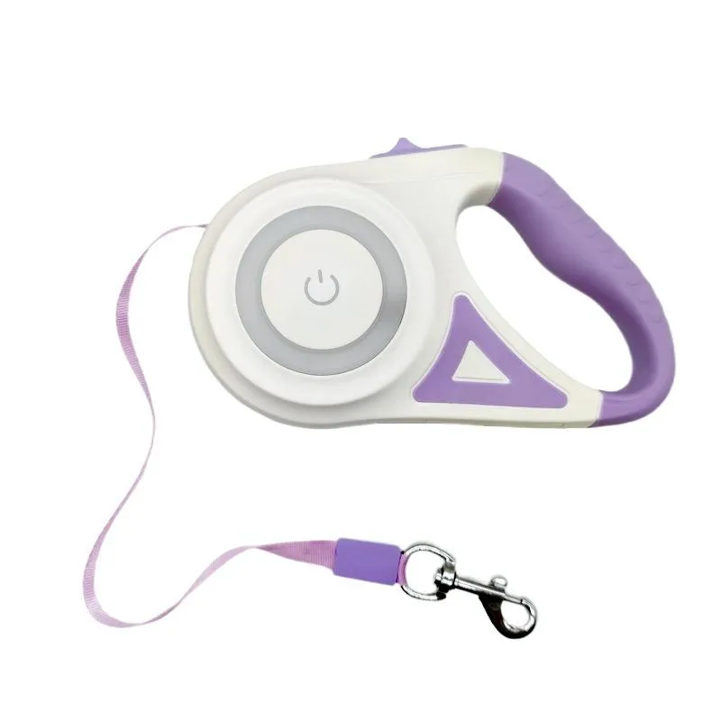 Automatic Retractable Led Dog Leash 3M Green