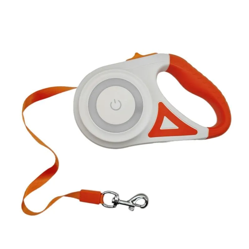 Automatic Retractable Led Dog Leash 3M Green