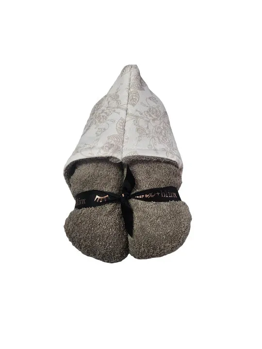 Baby Hooded Towel | Winx   Blinx | Toile Taupe