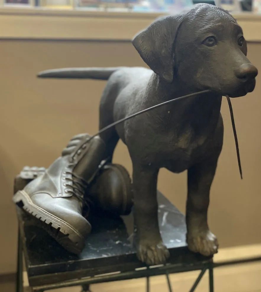 Bailey Puppy Dog Statue