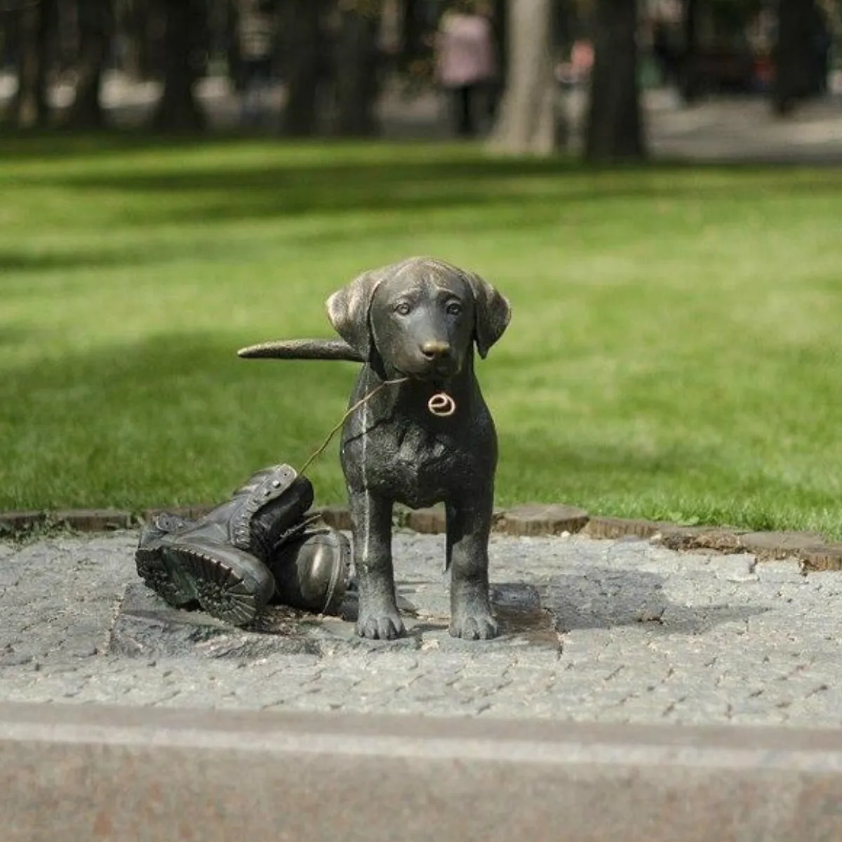 Bailey Puppy Dog Statue