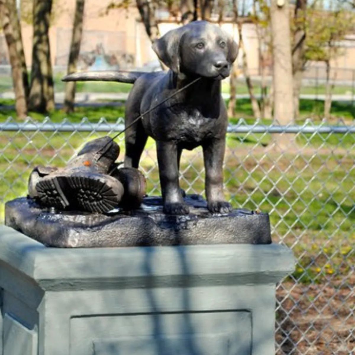 Bailey Puppy Dog Statue