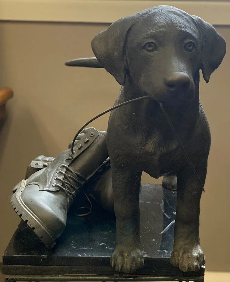 Bailey Puppy Dog Statue