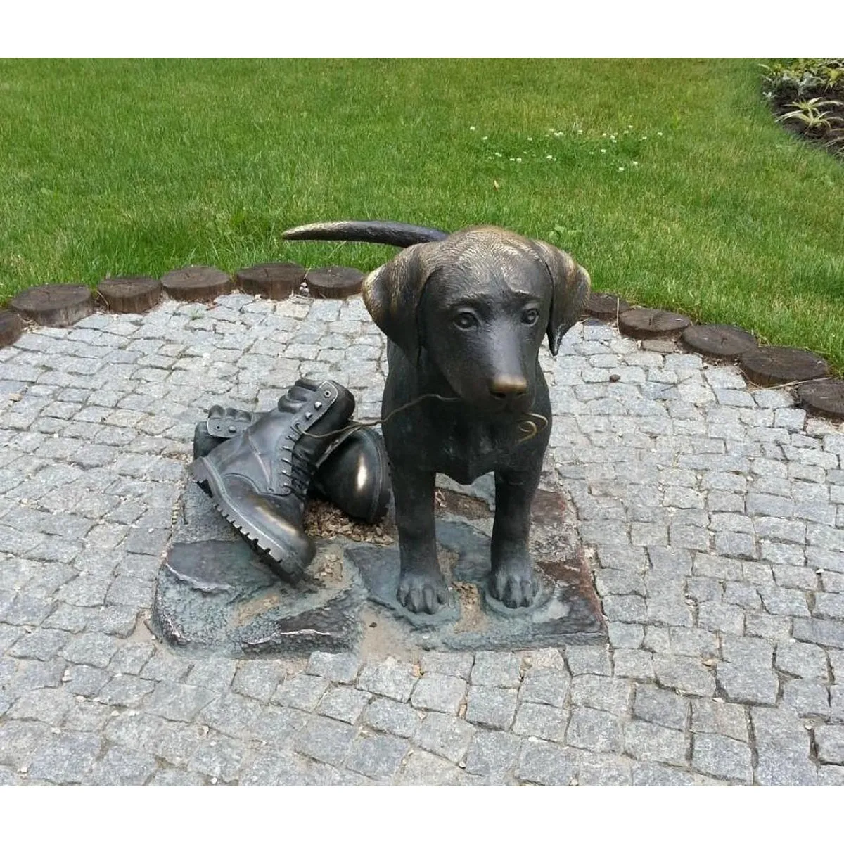 Bailey Puppy Dog Statue