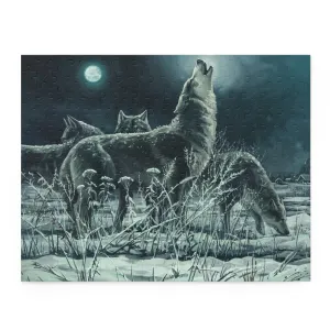Blue Moon Wolves Puzzle (120, 252, 500-Piece)