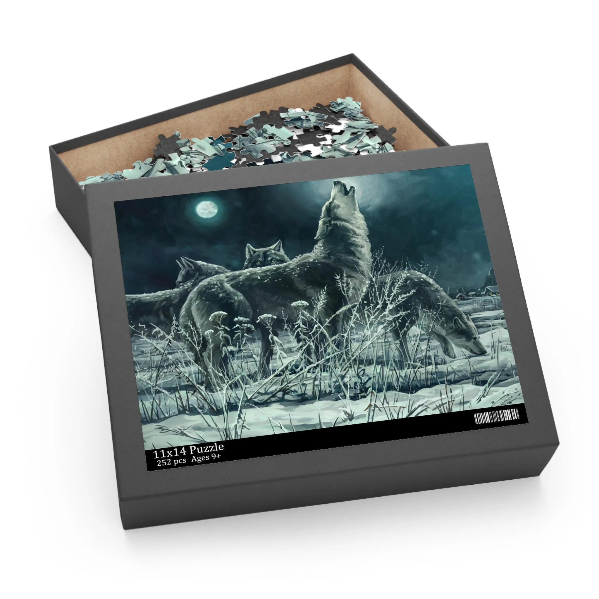 Blue Moon Wolves Puzzle (120, 252, 500-Piece)