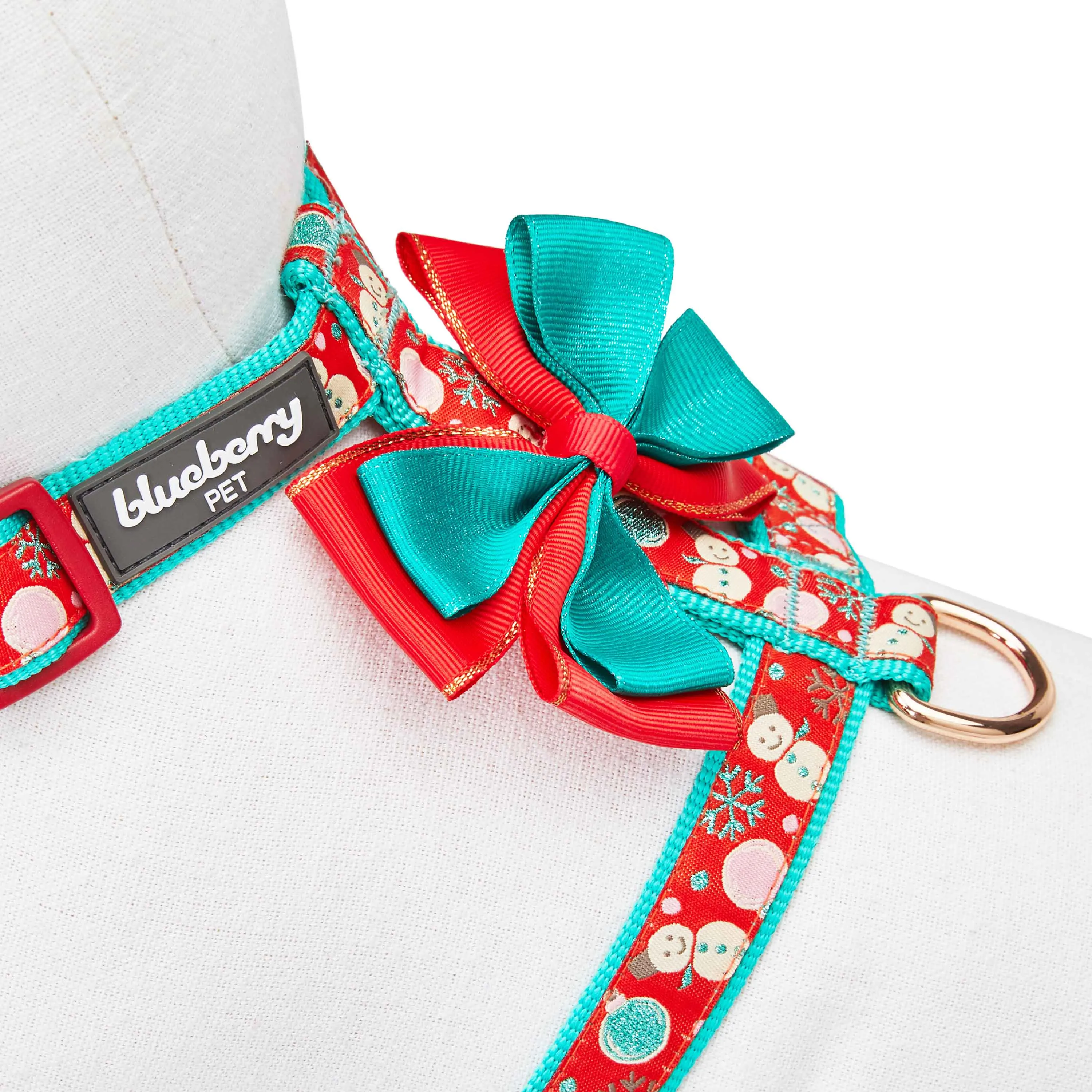 Christmas Snowman Making Dog Harness