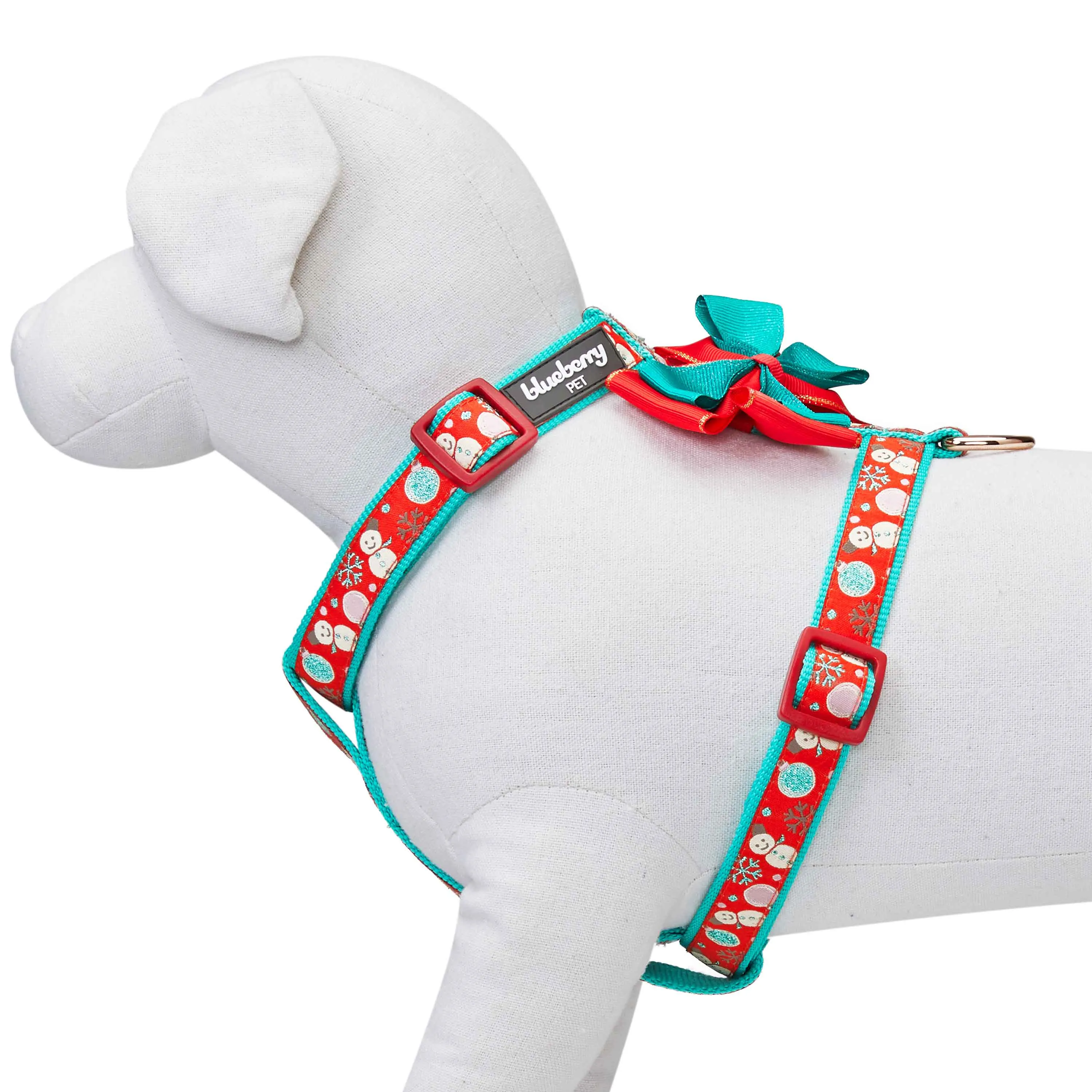 Christmas Snowman Making Dog Harness