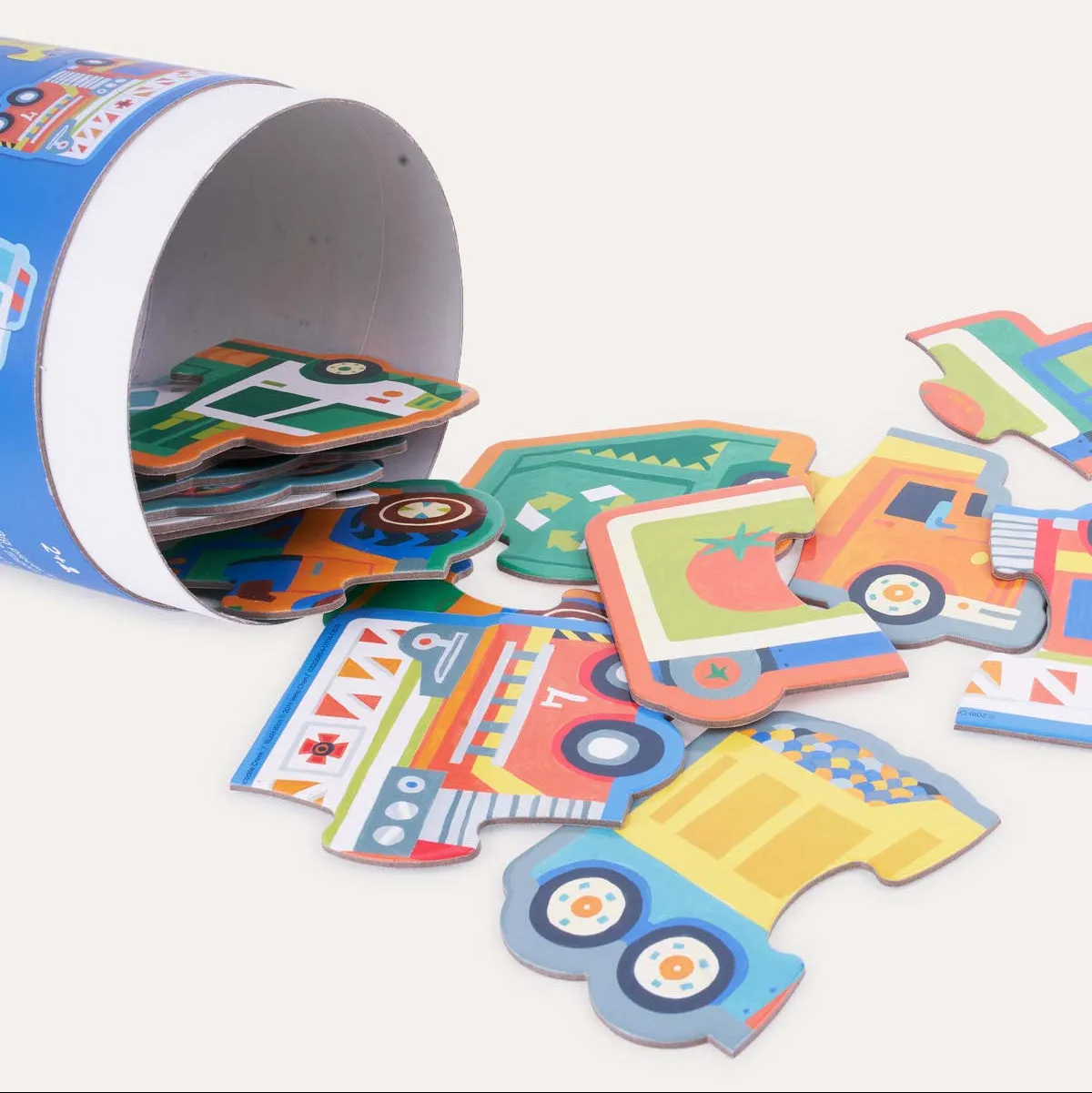 Crocodile Creek Let's Begin 2 Piece Puzzle Vehicles