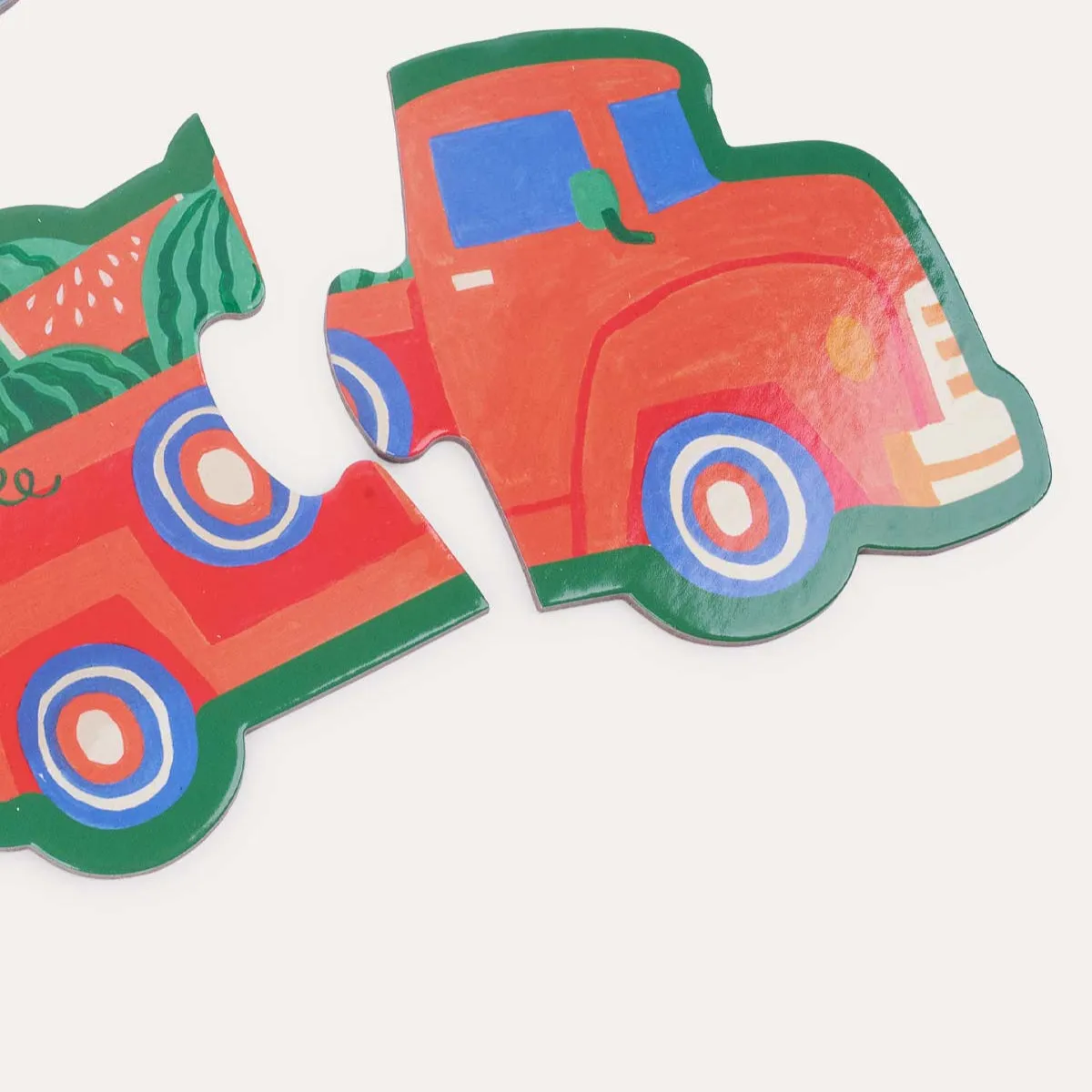 Crocodile Creek Let's Begin 2 Piece Puzzle Vehicles