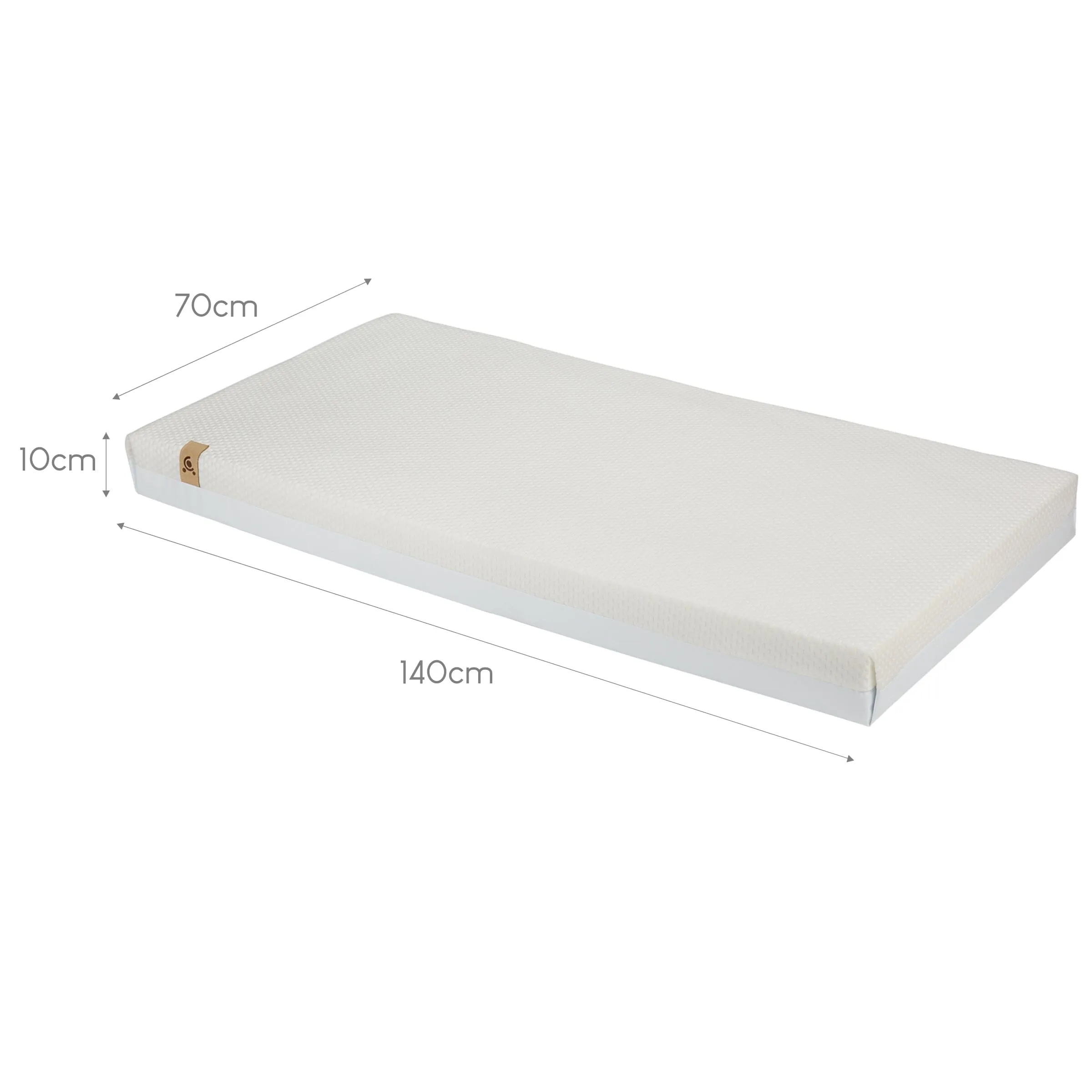 CuddleCo Harmony Hypo-Allergenic Bamboo Sprung Cot Bed Mattress