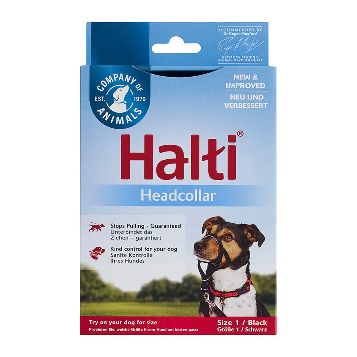 Dog Training Collars by Company of Animals Halti Black Muzzle 3140 Cm