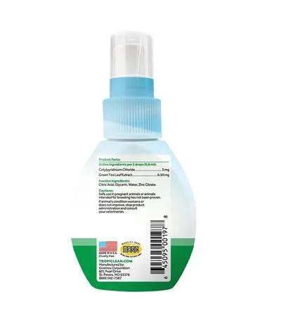 Fresh Breath Oral Care Drops for Dogs, 2oz