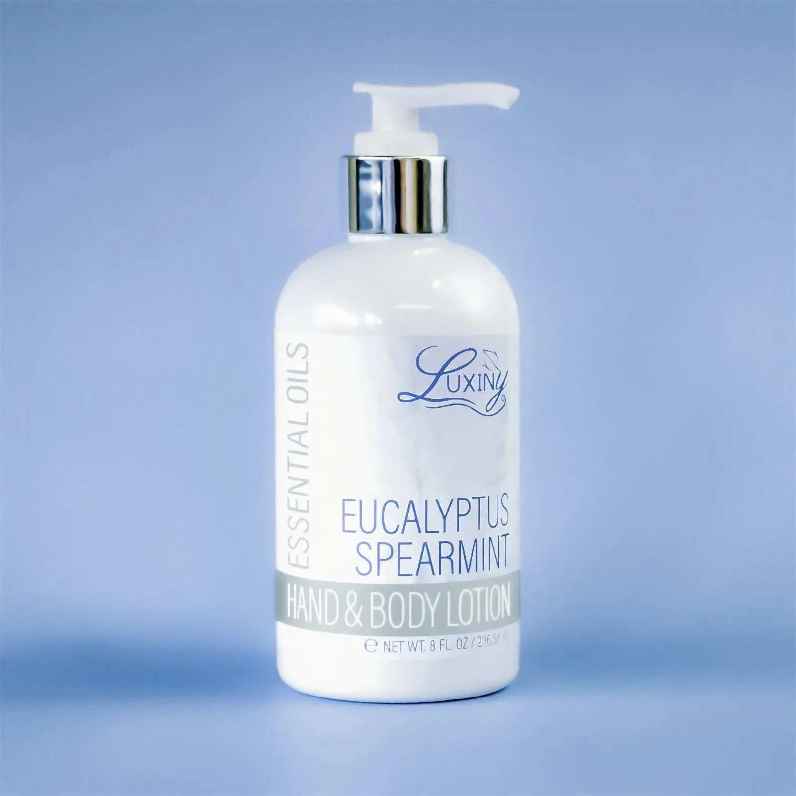 Luxiny Products Eucalyptus Spearmint Essential Oil Silky Hand & Body Lotion 8 Oz