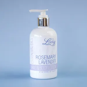 Luxiny Products Rosemary Lavender Essential Oil Silky Hand And Body Lotion 8 Oz