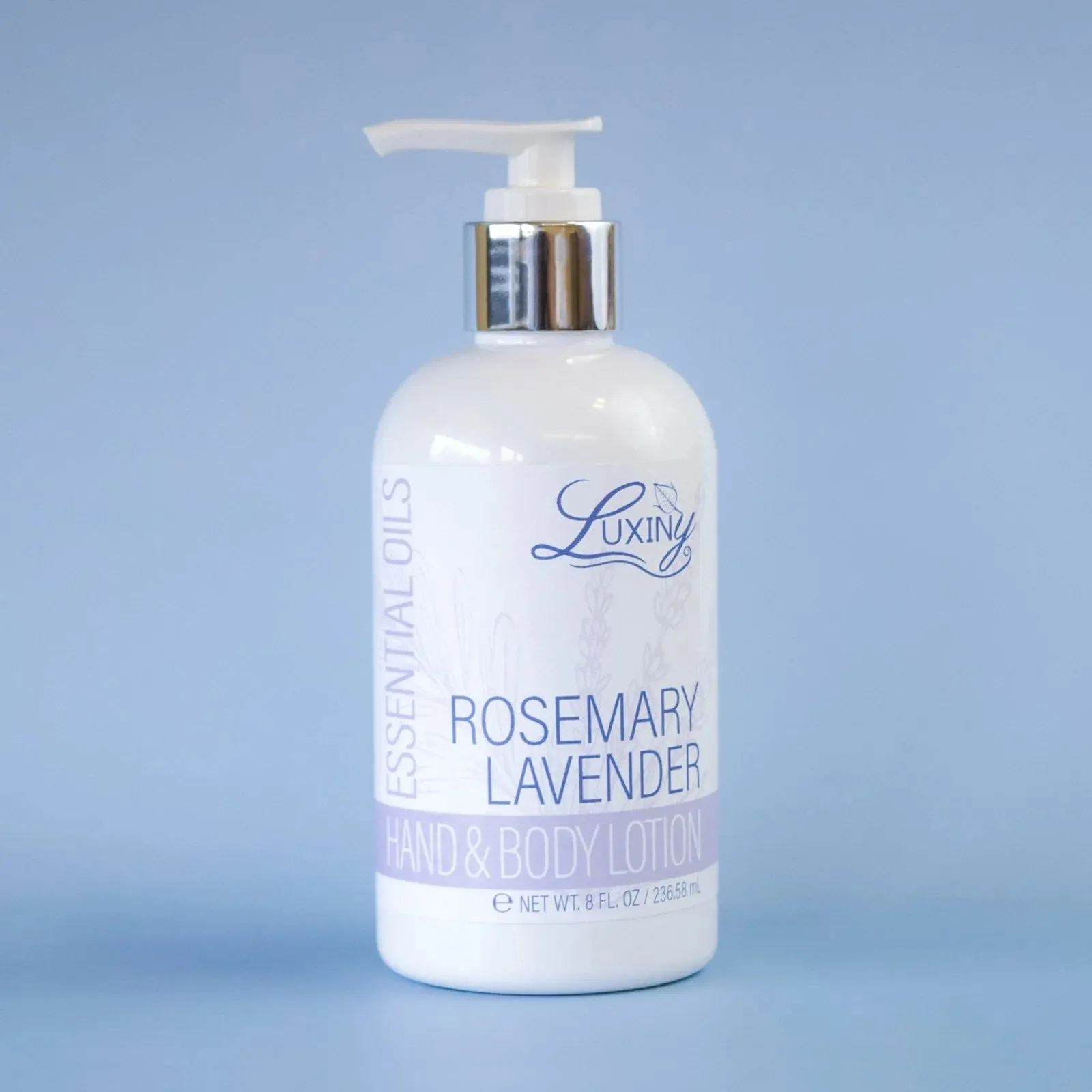 Luxiny Products Rosemary Lavender Essential Oil Silky Hand And Body Lotion 8 Oz