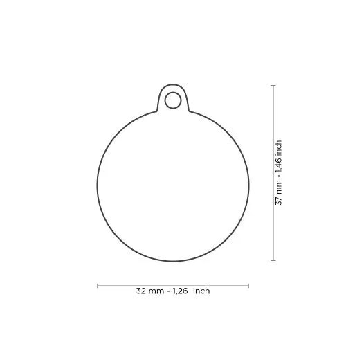 My Family Shine Gold Circle with Black Bone