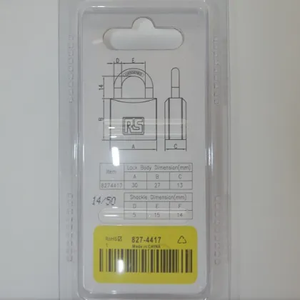 RS Pro Aluminum Padlock 8274417