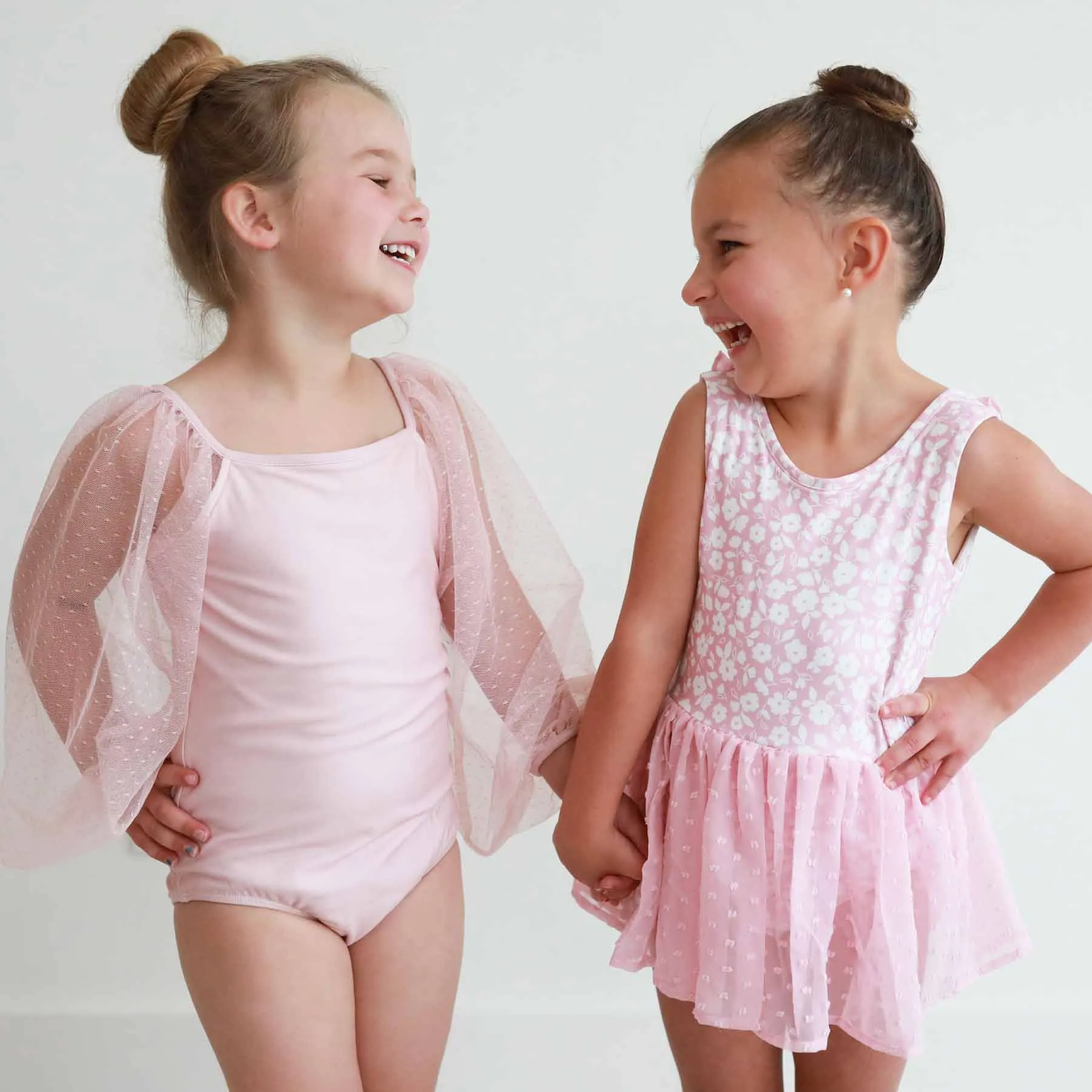 Sheer Long Sleeve Leotard | Mauve
