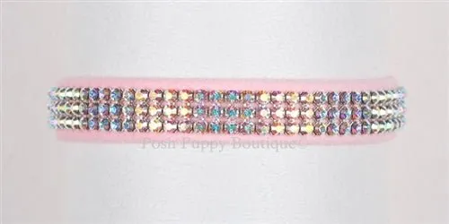 Susan Lanci AB Crystals Color Giltmore Ultrasuede Collars - Many Colors