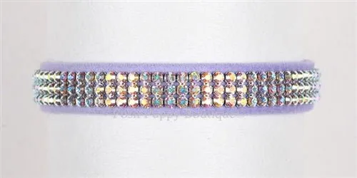 Susan Lanci AB Crystals Color Giltmore Ultrasuede Collars - Many Colors