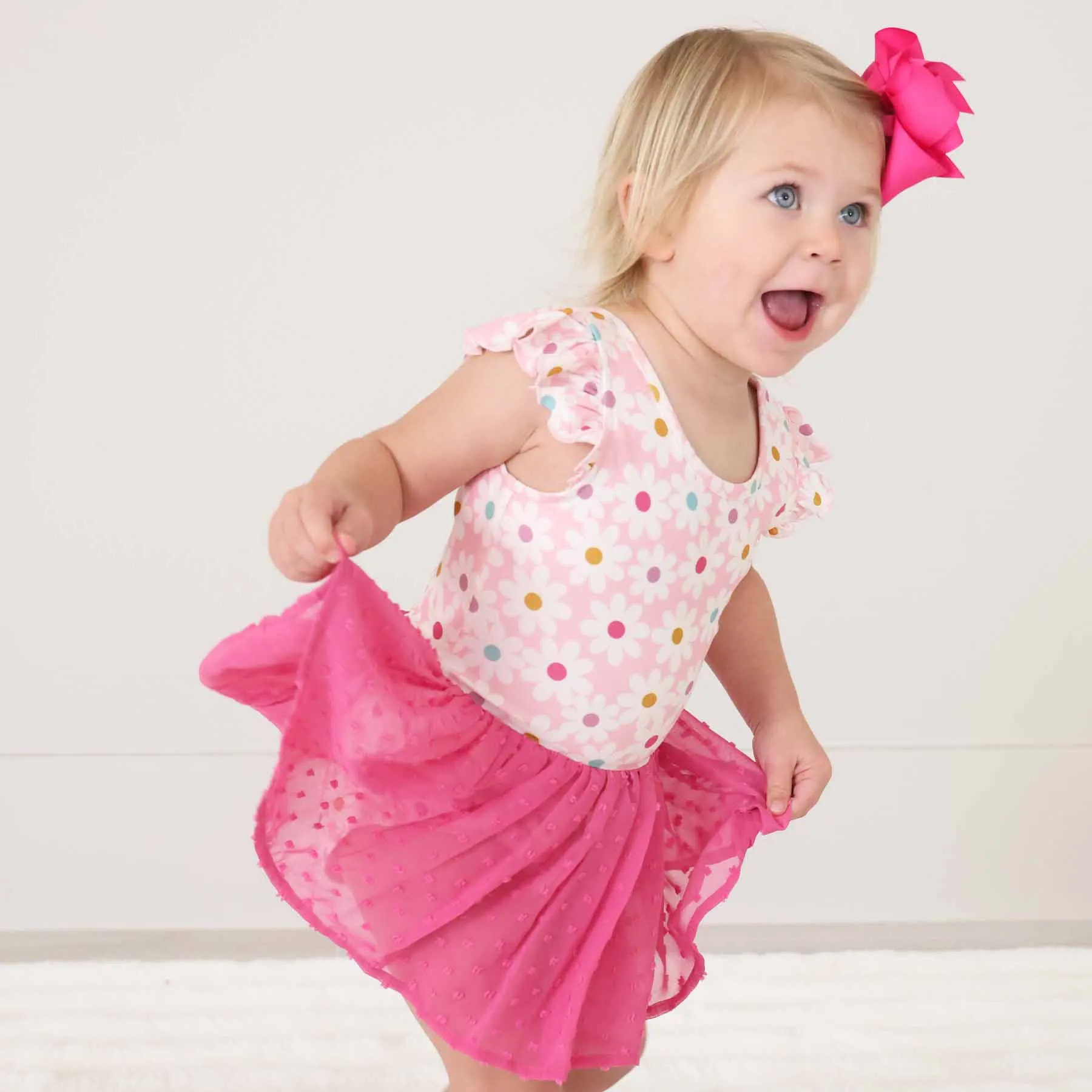 Swiss Dot Leotard | Dancing Daisies