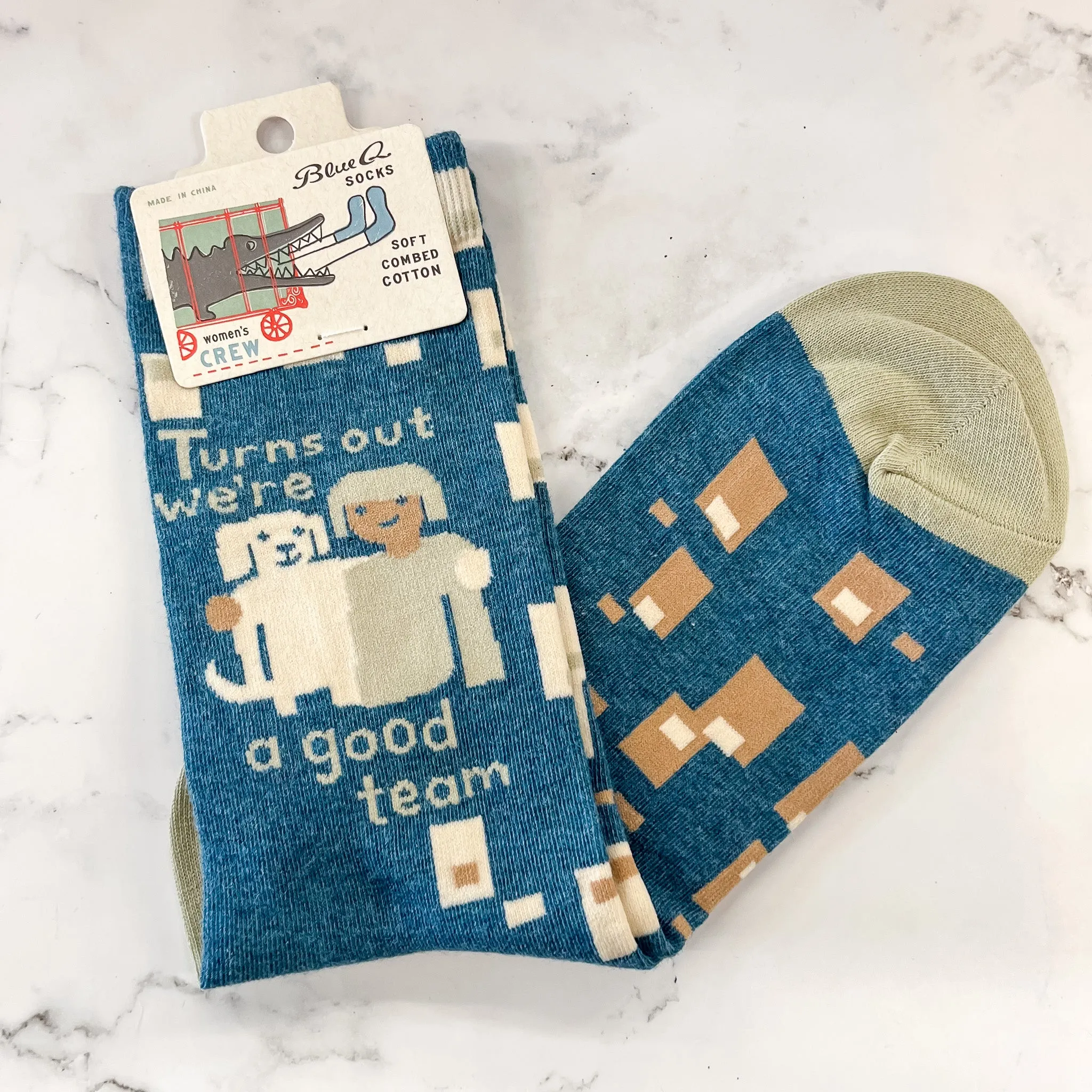 Turns Out We're A Good Team Ladies Socks