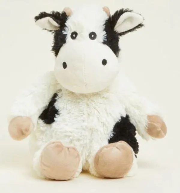 Warmies - Plush Cow - Black & White