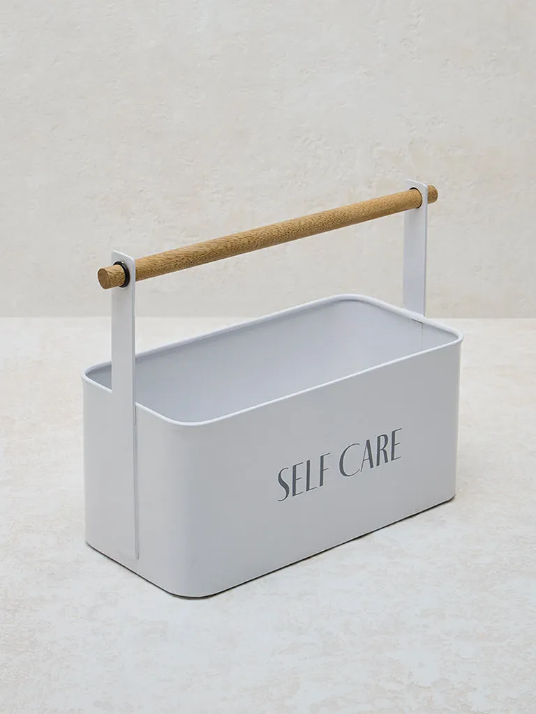 Westside Home White Self Care Caddy
