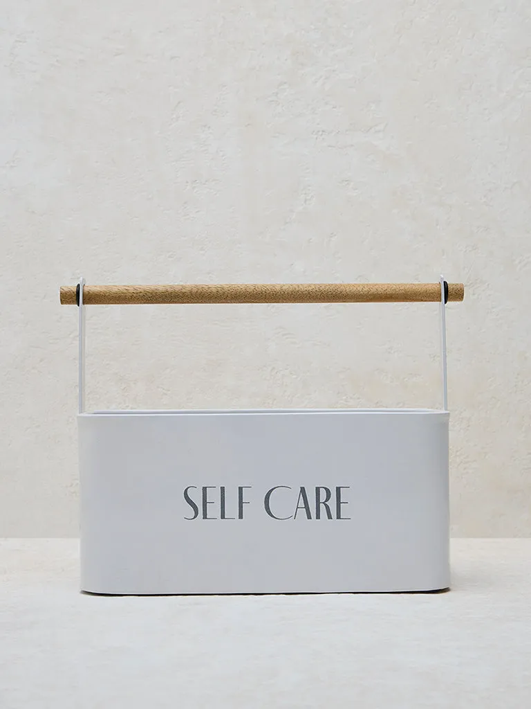 Westside Home White Self Care Caddy